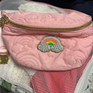 EUC Stoney Clover Lane Fanny pack- pink rainbow- puffy collection- RARE